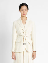 Load image into Gallery viewer, Ananas Linen Belted Blazer