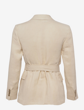 Load image into Gallery viewer, Ananas Linen Belted Blazer