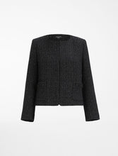 Load image into Gallery viewer, Corone Zippered Tweed Jacket