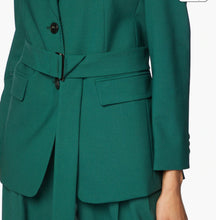 Load image into Gallery viewer, Deletta Wool Stretch Belted Blazer