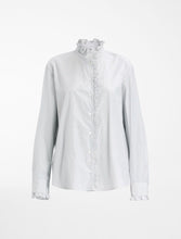 Load image into Gallery viewer, Afgano Cotton Poplin Ruffle Shirt