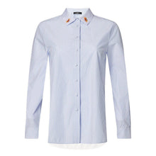 Load image into Gallery viewer, Tresa Embellished Collar Shirt