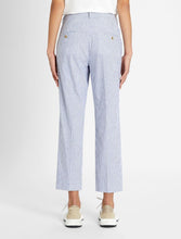 Load image into Gallery viewer, Canasta Seersucker Cropped Pant