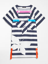 Load image into Gallery viewer, Zenobia Short Butterfly Striped Dresss