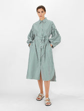 Load image into Gallery viewer, Ragazza Cotton Poplin Belted Dress