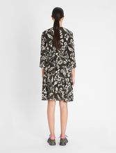 Load image into Gallery viewer, Fischio Silk Belted Length Dress