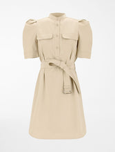 Load image into Gallery viewer, Eliseo Puff Sleeve Belted Dress