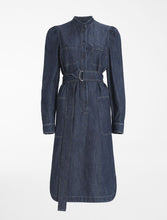 Load image into Gallery viewer, Brama Denim Puff Sleeve Dress