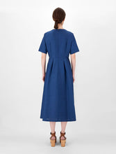Load image into Gallery viewer, Edere Cotton Linen Pleated Dress