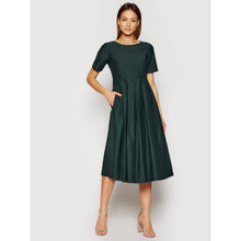 Load image into Gallery viewer, Edere Cotton Linen Pleated Dress