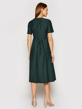 Load image into Gallery viewer, Edere Cotton Linen Pleated Dress