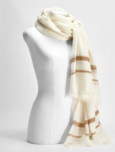 Load image into Gallery viewer, Zingaro Long Wool Cashmere Stripe