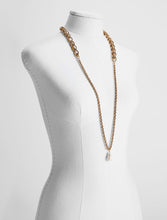 Load image into Gallery viewer, Teheran Pearl Drop Chain Necklace