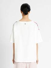Load image into Gallery viewer, Ariete Silk Front Dropped Shoulder Top