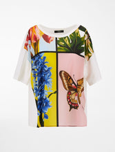 Load image into Gallery viewer, Ariete Silk Front Dropped Shoulder Top