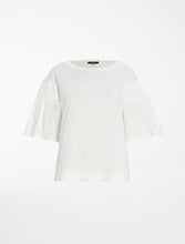 Load image into Gallery viewer, Vanesio Jersey Smocked Flutter Sleeve