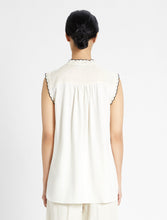 Load image into Gallery viewer, Ferito Short Sleeve Scalloped Shirt