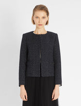 Load image into Gallery viewer, Corone Zippered Tweed Jacket