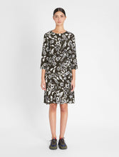 Load image into Gallery viewer, Fischio Silk Belted Length Dress