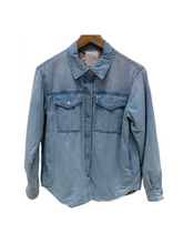 Load image into Gallery viewer, Drapey Denim Jacket